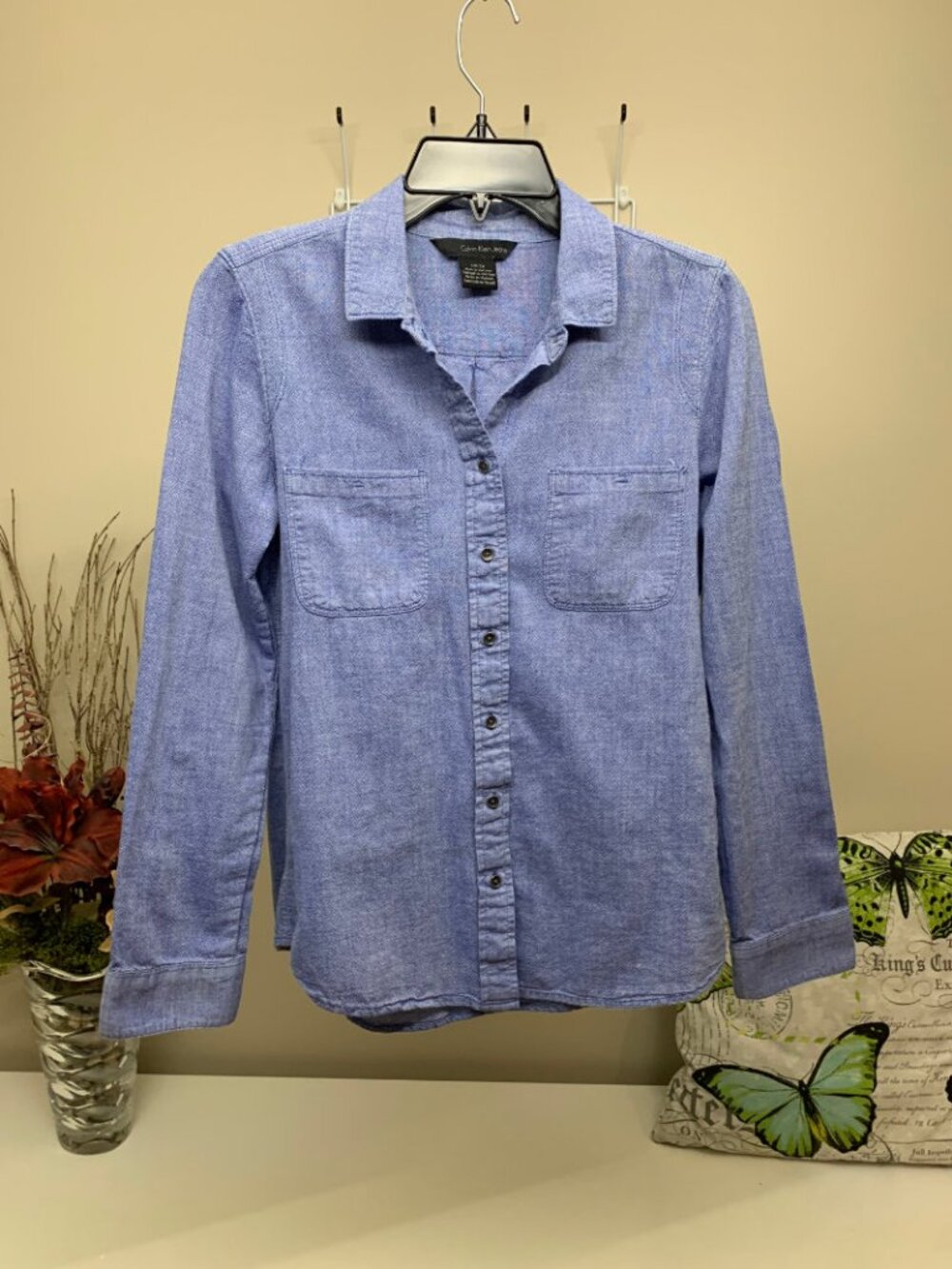 Calvin Klein Jeans Button Up Shirt Size Small